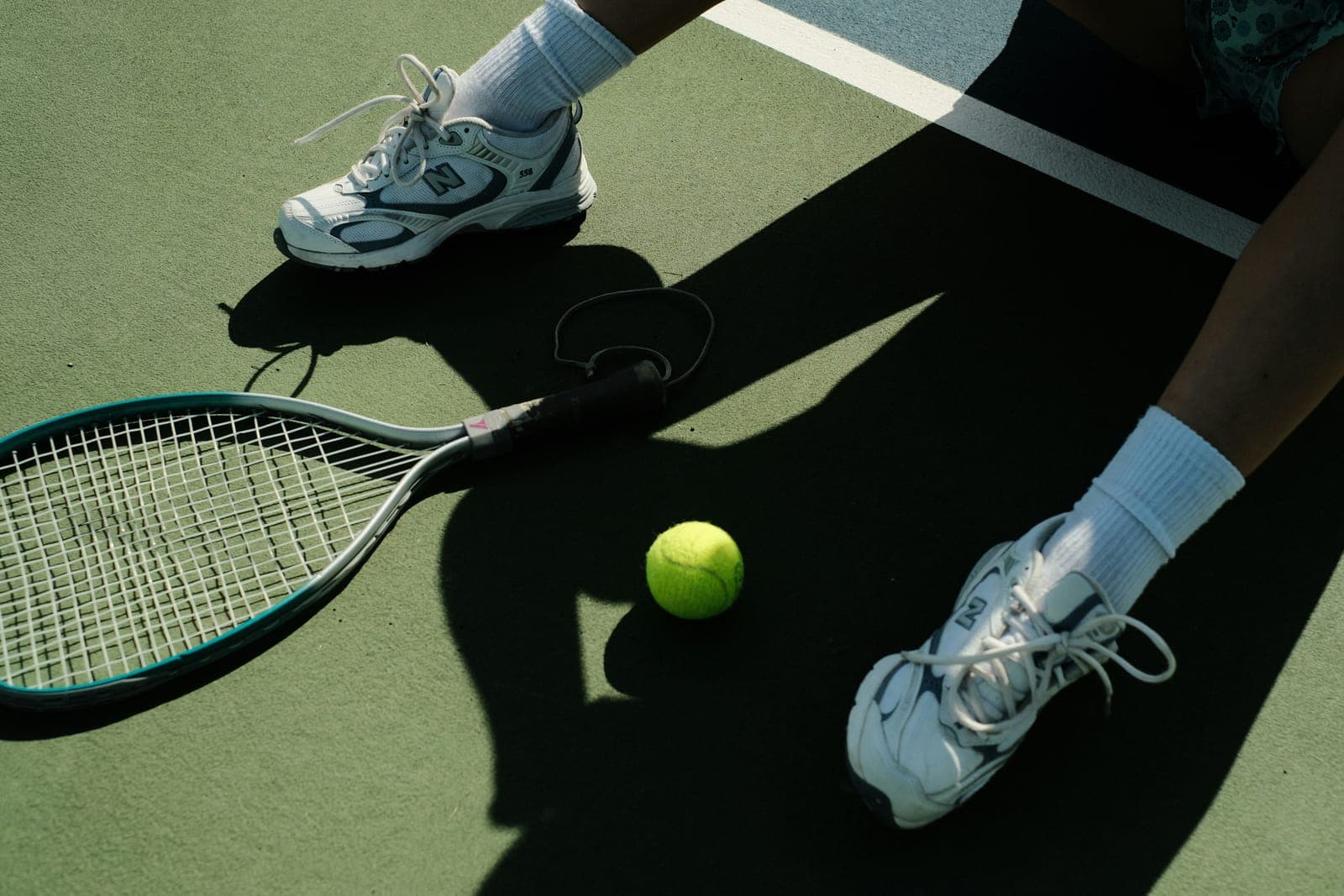 Tennis action